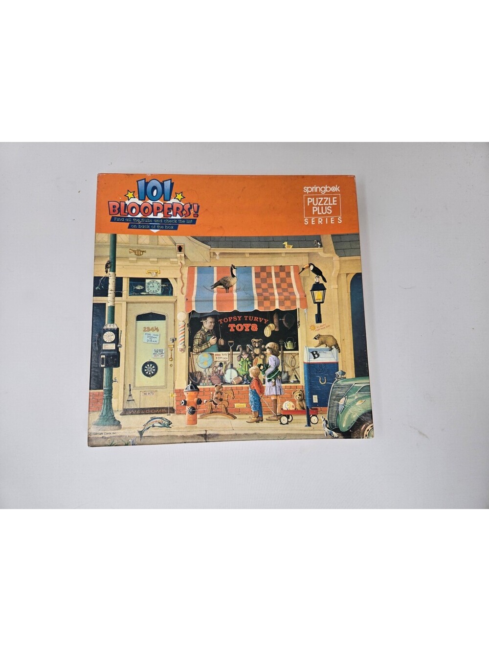 Vintage Springbok 101 Bloopers Jigsaw Puzzle Plus Series 500 pc Topsy Turvy Toys